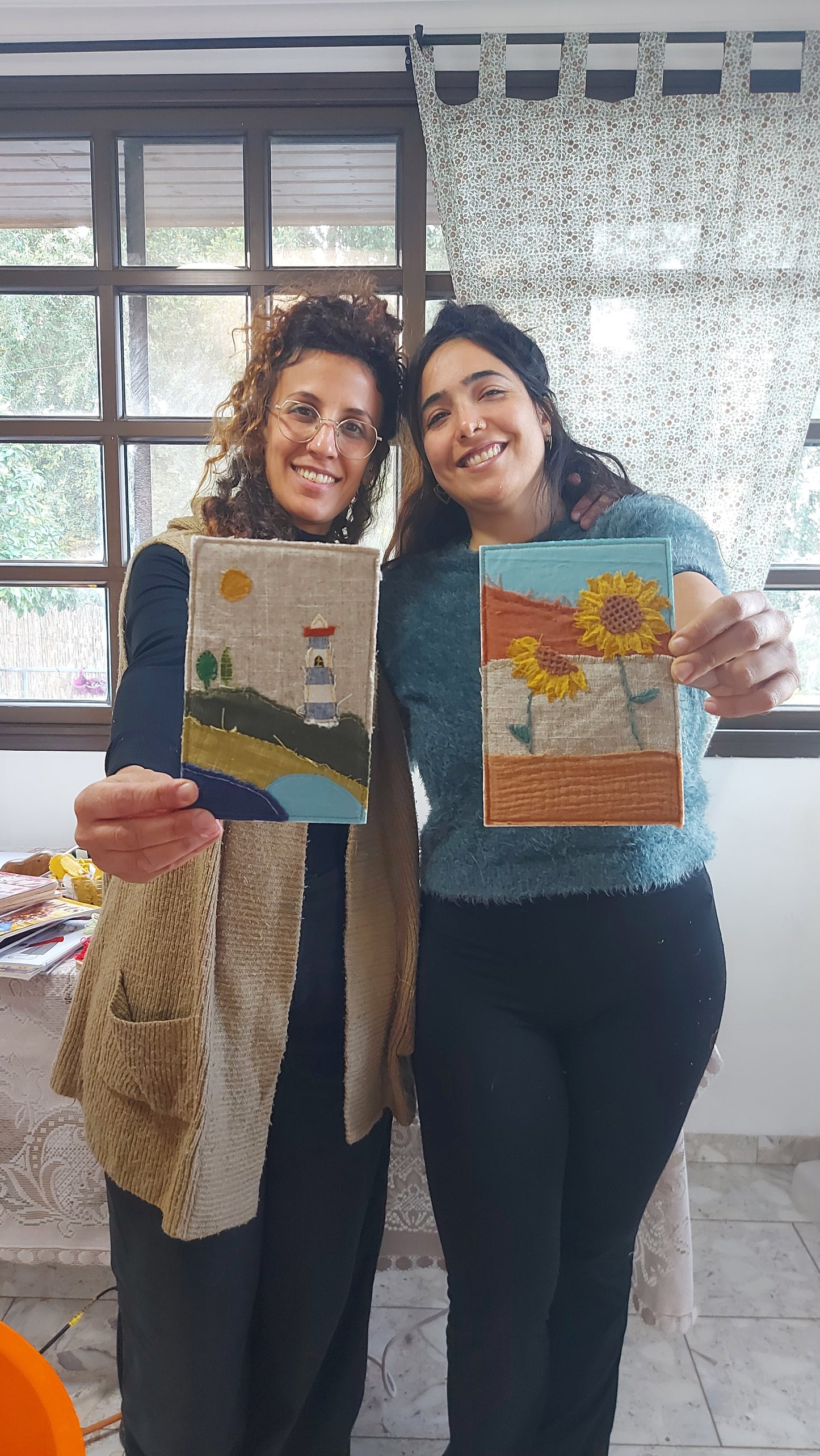 סדנת תפירת תמונת בד נוף אישי | קיבוץ בית קשת 24.10