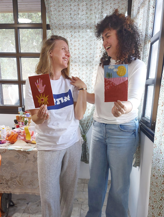 סדנת תפירת תמונת בד נוף אישי | קיבוץ בית קשת 31.10